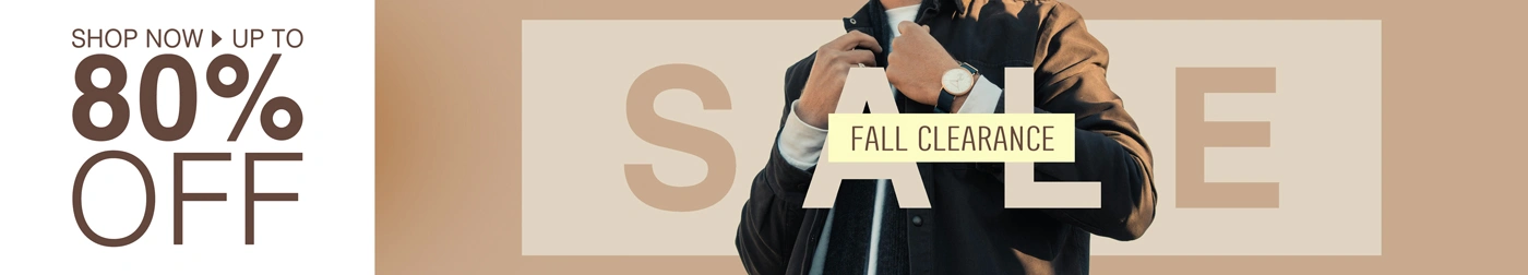  Fall Clearance Sale ~ Up to 80% Off